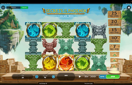 Play Secrets of the Phoenix Online at Midnite Casino - Midnite